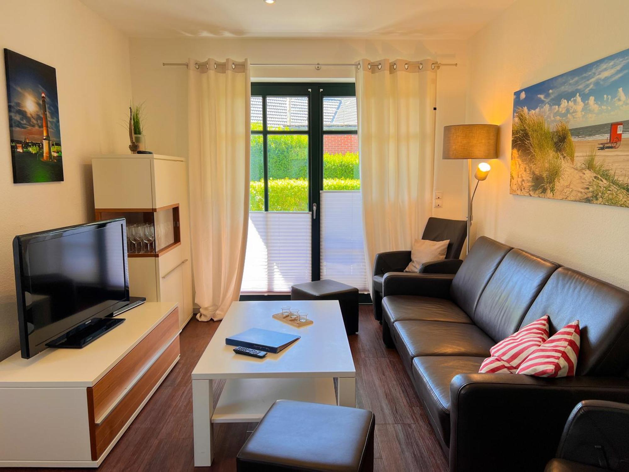 "Windrose" In Der Villa Am Marienhof Borkum Esterno foto